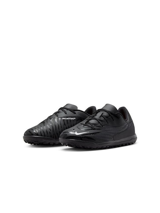 Nike Jr Phantom Gx Kids Turf Soccer Shoes Black / Summit White / Smoke Grey