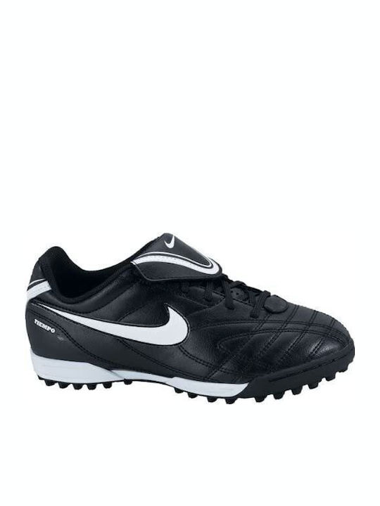 Nike Papuci de fotbal pentru copii Tiempo Natural III cu grătar Negre