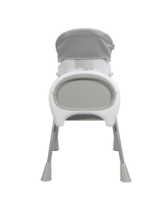 Topmark Jess Baby Highchair with Adjustable Height Gray