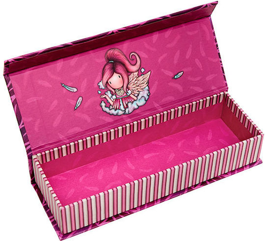 Santoro Dancing on Air Magnetic Pencil Case Fuchsia