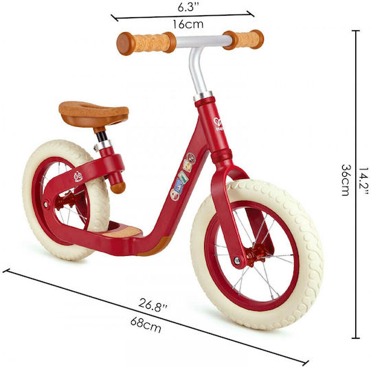 Hape Παιδικό Ποδήλατο Ισορροπίας Learn to Ride Κόκκινο