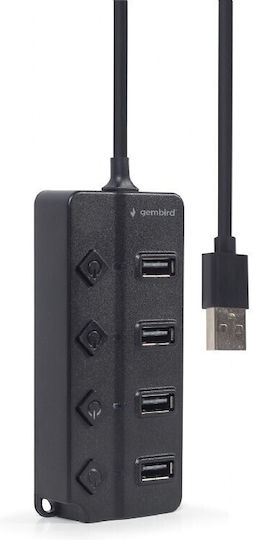Gembird Hub 4 Porturi USB 2.0 Cu Conectare USB-A