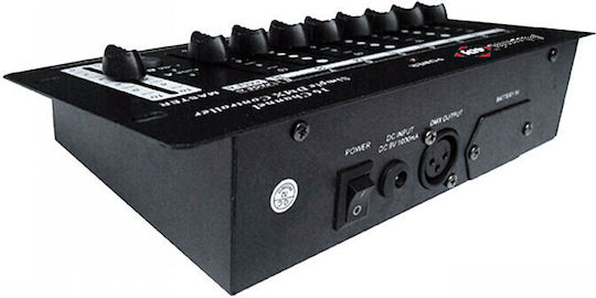 Atomic4DJ Battery DMX Controler DMX Consolă de Iluminat cu 512 Canale de Control / 3 Intrări XLR