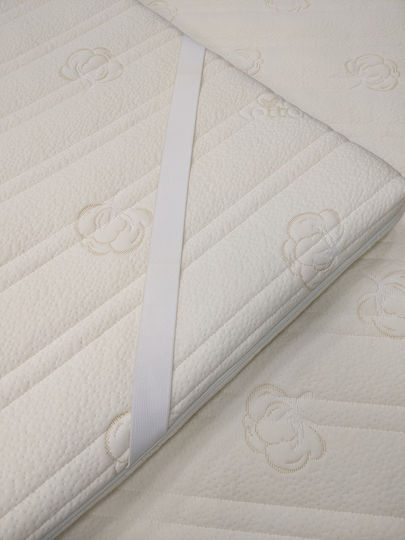 Art Strom Mattress Topper Single Memory Foam with Removable Cover & Elastic Straps 80x200x7cm