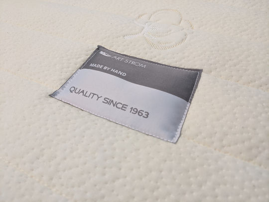 Art Strom Mattress Topper Single Memory Foam with Removable Cover & Elastic Straps 80x200x7cm