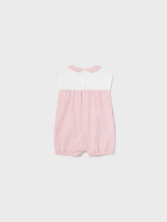 Mayoral Baby Bodysuit Set Sleeveless Pink