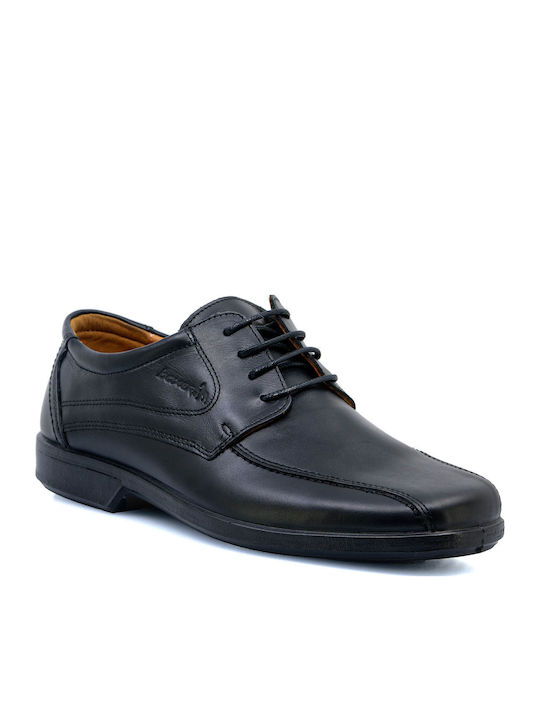 Leder Herren Freizeitschuhe Schwarz