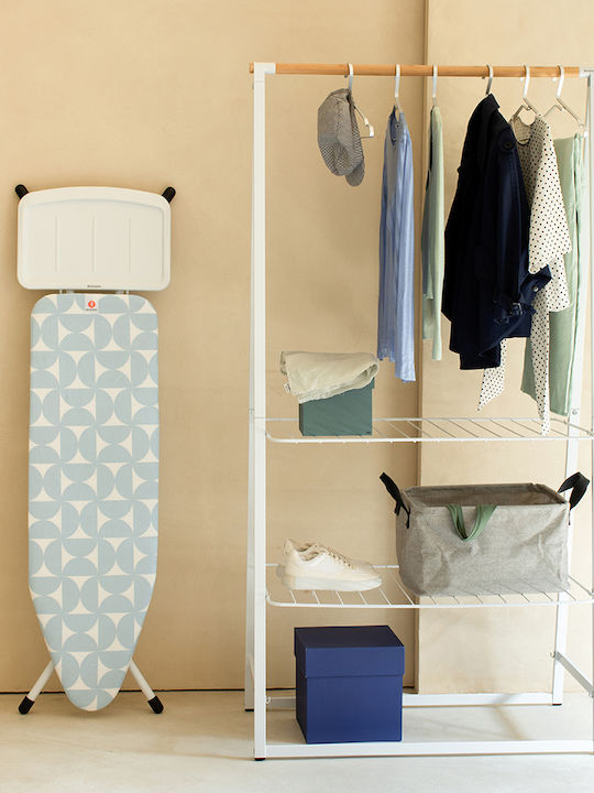 Brabantia Ironing Board for Steam Iron Foldable 124x38x98cm