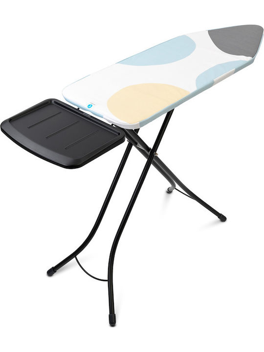 Brabantia Spring Bubbles Ironing Board for Steam Iron Foldable 124x45x98cm