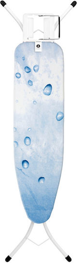Brabantia Ice Water Σιδερώστρα για Σίδερο Ατμού Σπαστή 110x30x96cm