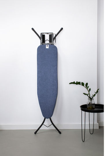 Brabantia Σιδερώστρα για Σίδερο Ατμού Σπαστή Denim Blue 110x30x96cm