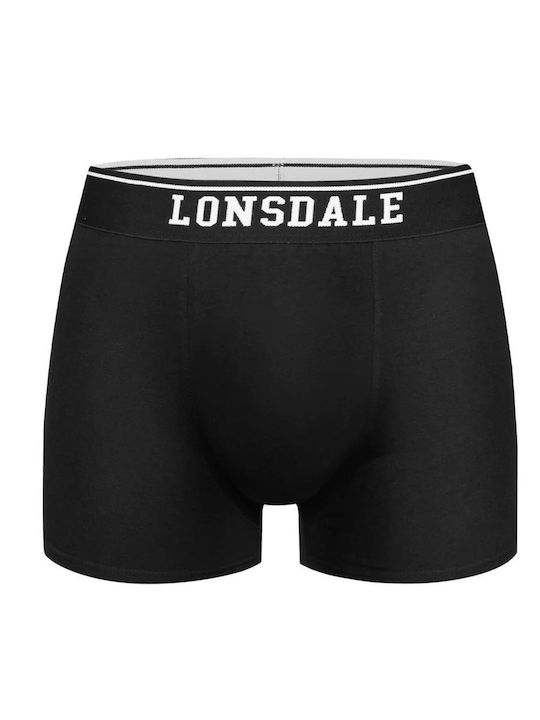 Lonsdale Boxeri pentru bărbați Negre 2Pachet