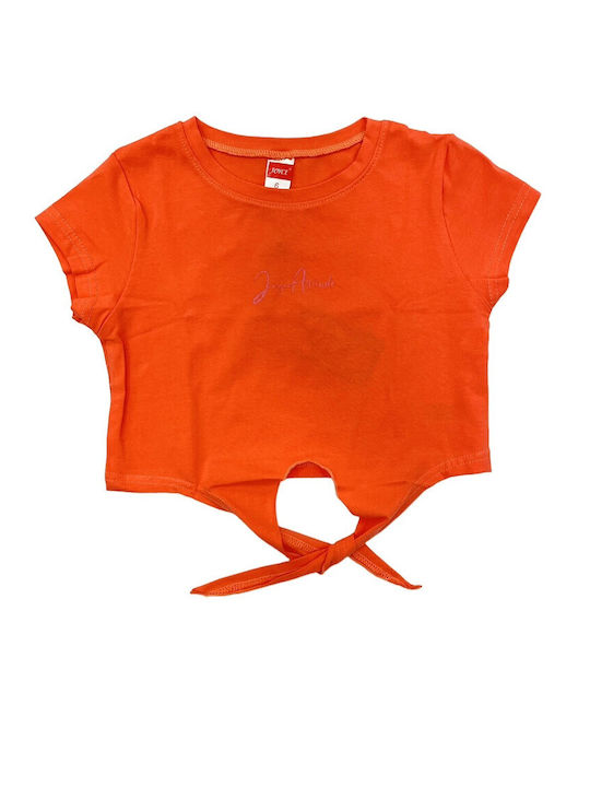 Joyce Kids Set with Leggings Summer 2pcs Orange