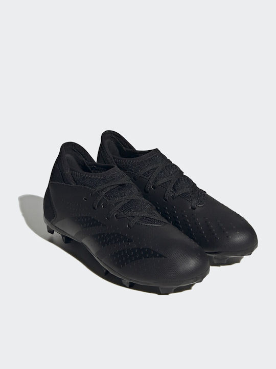 Predator Precision.3 FG Kids Soccer Cleats with Molded Outsole Core Black