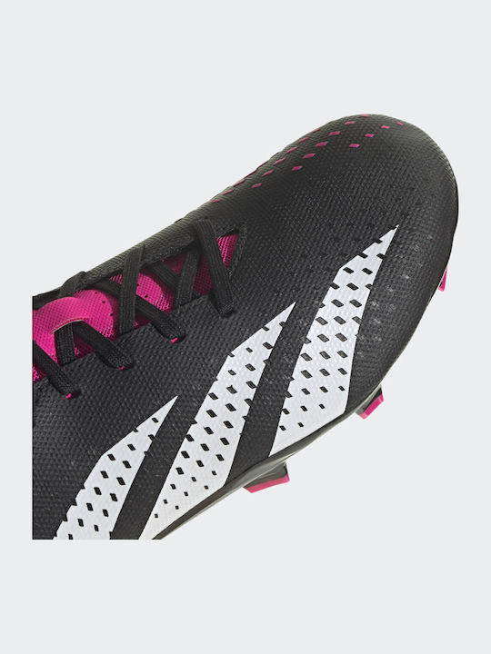 adidas Predator Precision.3 Football Shoes with Cleats Core Black / Cloud White / Team Shock Pink 2