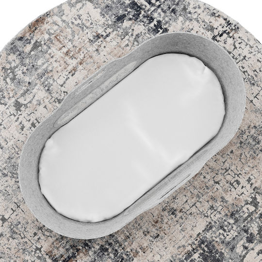 Snuz Λίκνο Light Grey & Βάση Natural με Στρώμα