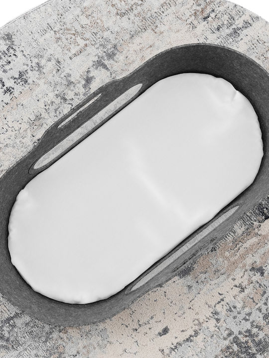 Snuz Люлка с Матрак Dark Grey & Natural Base