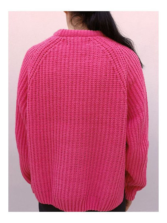 Vero Moda Women's Long Sleeve Sweater Pink