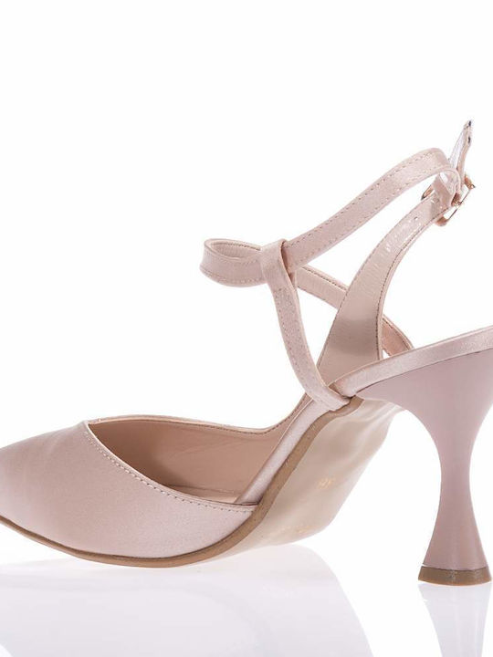 BEATRIS B710 NUDE LIGHT SLINGBACK PUMPS NUDE SLINGBACK