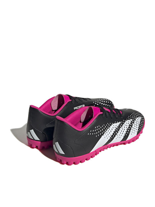 adidas Predator Accuracy.4 Football Shoes with Molded Cleats Core Black / Cloud White / Team Shock Pink 2
