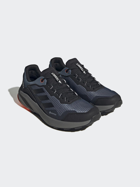 Adidas Terrex Trail Rider GTX Pantofi sport Τrail Impermeabile cu Membrană Gore-Tex Wonder Steel / Core Black / Impact Orange