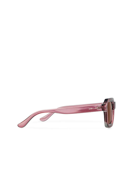 Meller Nayah Unisex Sunglasses with Plastic Frame Dark Pink Kakao