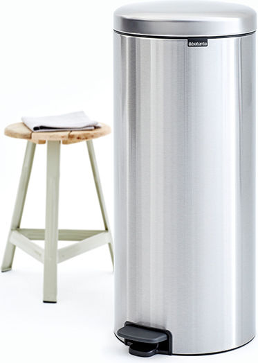 Brabantia Coș De Gunoi NewIcon Pedal Din Oțel Inoxidabil Cu Pedală Matt Steel FPP 30lt