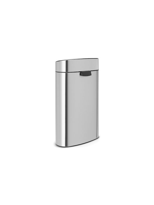 Brabantia NewIcon Stainless Steel Waste Bin 40lt Matt Steel