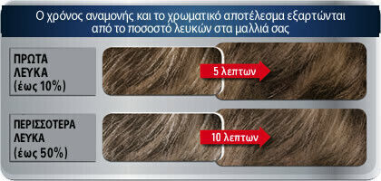 Men Perfect Anti-Grey Color Gel Vopsea Temporară de Păr 50 Castaniu Deschis Natural 50ml