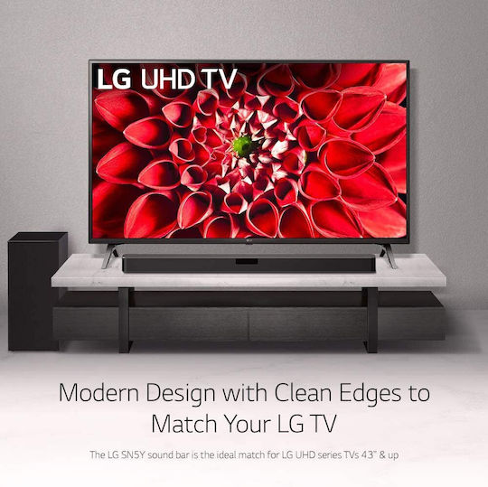 LG SN5Y Soundbar 2.1 Bluetooth and HDMI 310W with Wireless Subwoofer and Remote Control Black