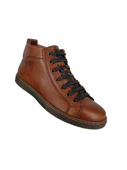 Antonio Shoes Leather Tabac Brown Men's Boots