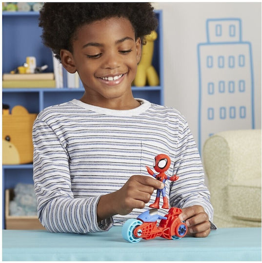 Action Figure Spidey And His Amazing Friends, with Motorcycle Spider-Man for 3+ years Years