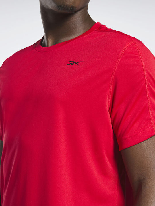 Reebok Bărbați T-shirt Sportiv cu Mânecă Scurtă Vector Red