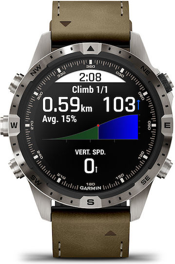Garmin MARQ Adventurer (Gen 2) Titanium 46mm Αδιάβροχο