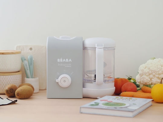 Beaba Babycook Express Baby Food Steamer with Blender 1.25lt Velvet Grey