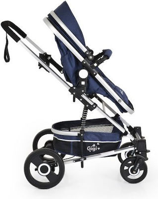 Cangaroo Gigi 2 in 1 Baby Kinderwagen Geeignet für Neugeborene Denim 12kg 108494