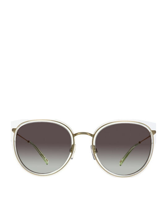 Ted Baker Women's Sunglasses with Transparent Frame and Gray Gradient Lens TB1659 575