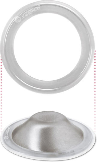 Silverette Nursing Cups Regular & Inel Siliconic Accesorii de Alăptare Nursing Cups Regular & Silicone Ring 2buc
