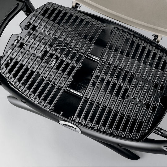 Weber Q1200 Φορητή Ψησταριά Υγραερίου Μαντεμένιας Σχάρας 43x32εκ. με 1 Εστία 2.49kW