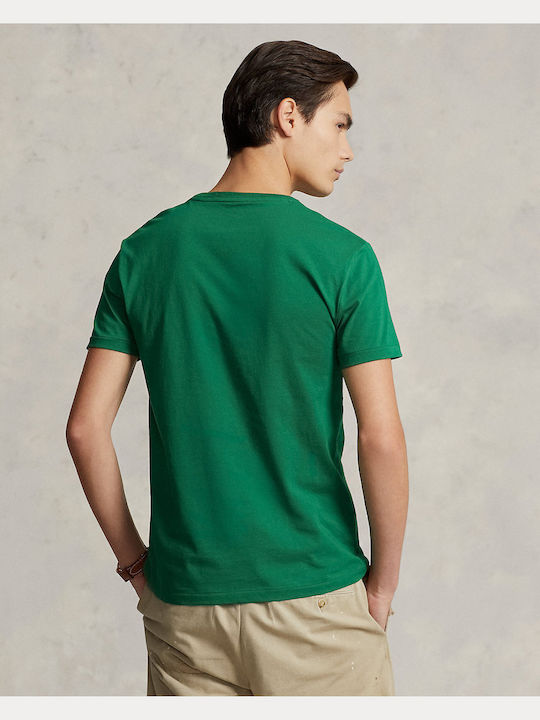 Ralph Lauren T-shirt Bărbătesc cu Mânecă Scurtă Verde