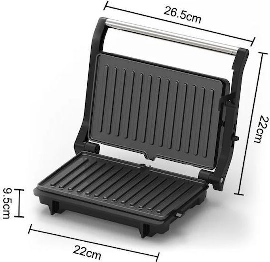 Sky AL-04 Sandwich Maker Grill 1000W Black