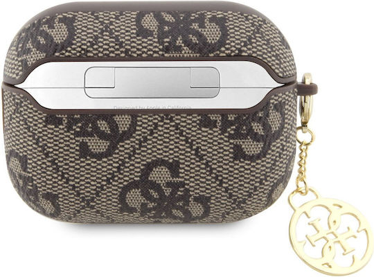 Guess 4G Charms Case Plastic in Brown color for Apple AirPods Pro