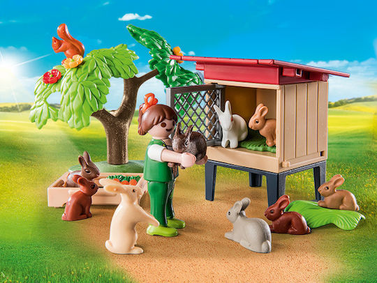 Playmobil Държава Къща за зайчета за 4-10 години