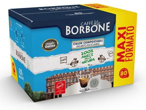 Caffe Borbone Κάψουλες Espresso Decisa Συμβατές με Μηχανή E.S.E. Pod 80caps