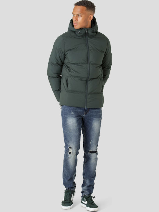 Benji Зимно Puffer Мъжко Яке Зелено