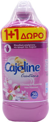 Cajoline Condensed Fabric Softener Creations Λίλιουμ & Φρούτα του Δάσους 2x1400ml