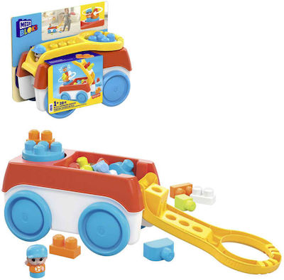 Mega Bloks Building Blocks Spinning Wagon for 1+ Year 20pcs