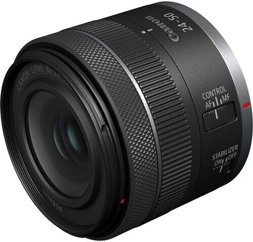 Canon Full Frame Φωτογραφικός Φακός 24-50mm F/4.5-6.3 IS STM Tele Zoom για Canon RF Mount Μαύρος