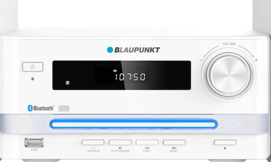 Blaupunkt Soundsystem 2 MS16BT 15W mit CD / Digitale Medien Player und Bluetooth Weiß