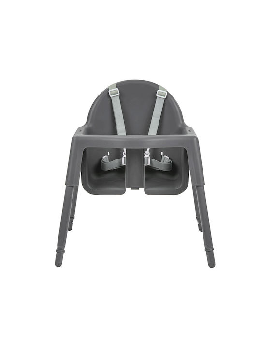 Bebe Confort Meely Столово Столчe 2 в 1 с Регулируема Височина Тъмносив